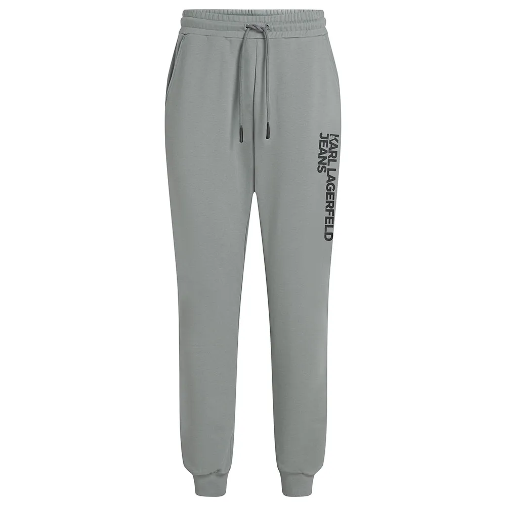 

Брюки Karl Lagerfeld Text Logo Slim Fit sweat, серый