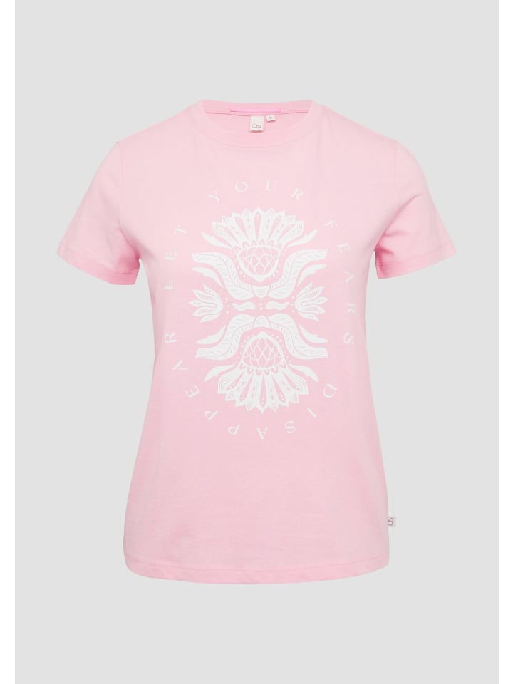 

Футболка в цвете 41D1_светло-розовая QS, Розовый, Футболка в цвете 41D1_светло-розовая QS