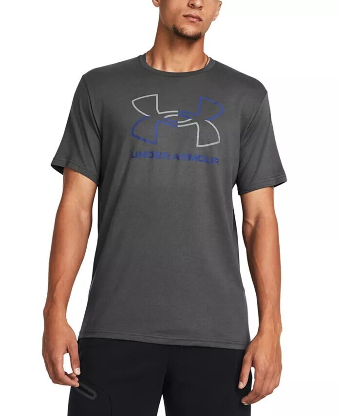 

Мужская футболка с графическим логотипом GL Foundation Under Armour, серый