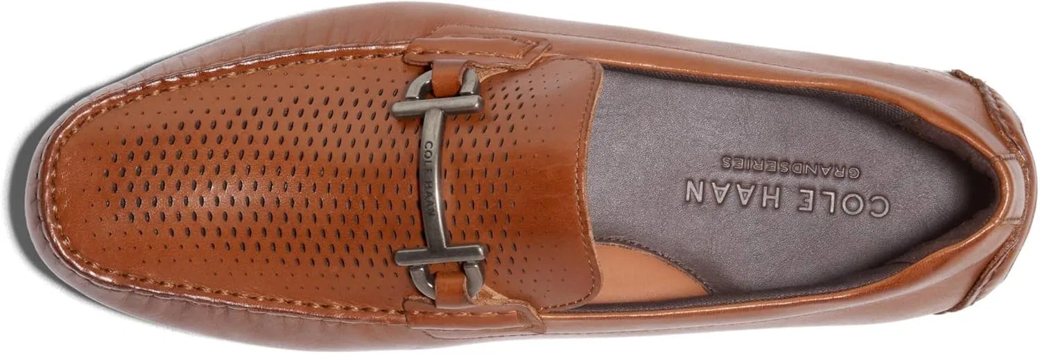 Мужские лоферы Cole Haan Grand Laser BitDriver, 2-British Tan Java — фото 2