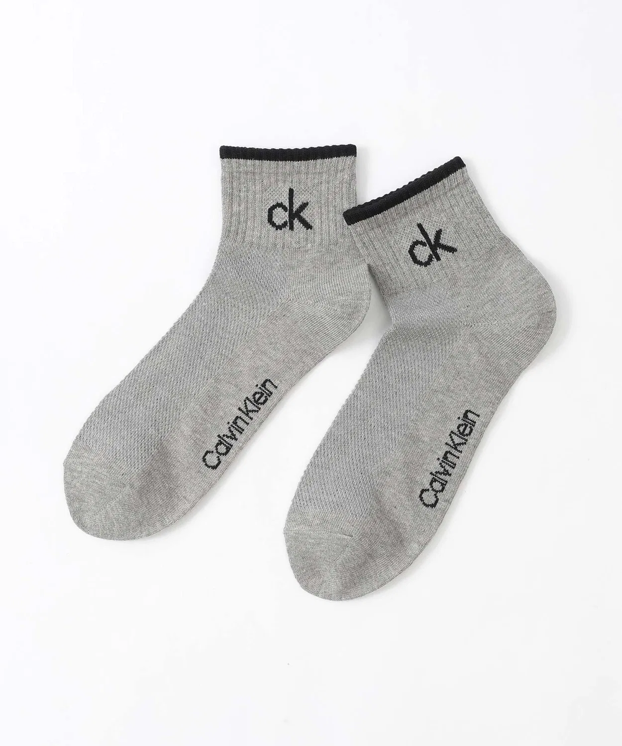 Носки Calvin Klein 3 пары, черные, короткие, антибактериальные — фото 3