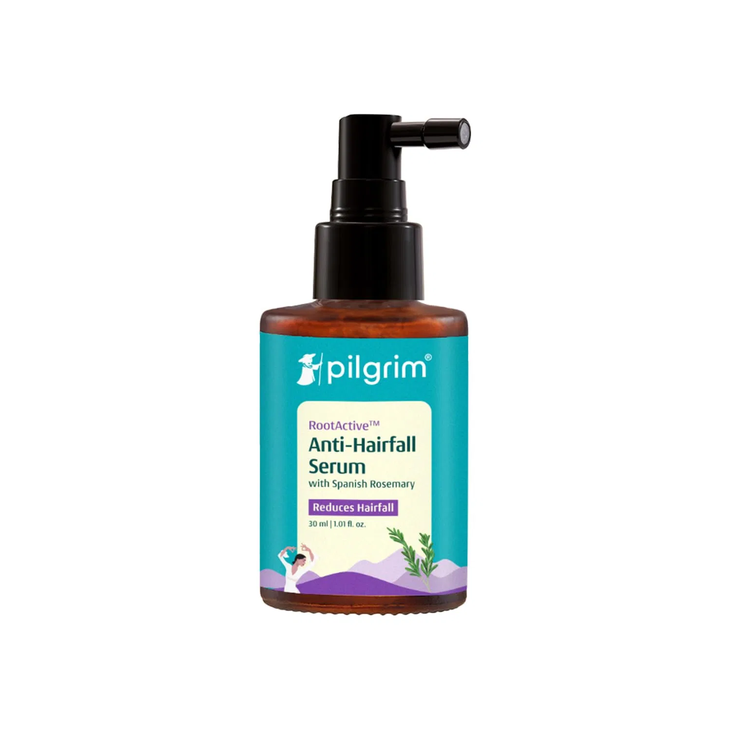 Сыворотка Pilgrim RootActive Anti-Hair Loss с розмарином, кофеином, биотином 30 мл Pilgrim