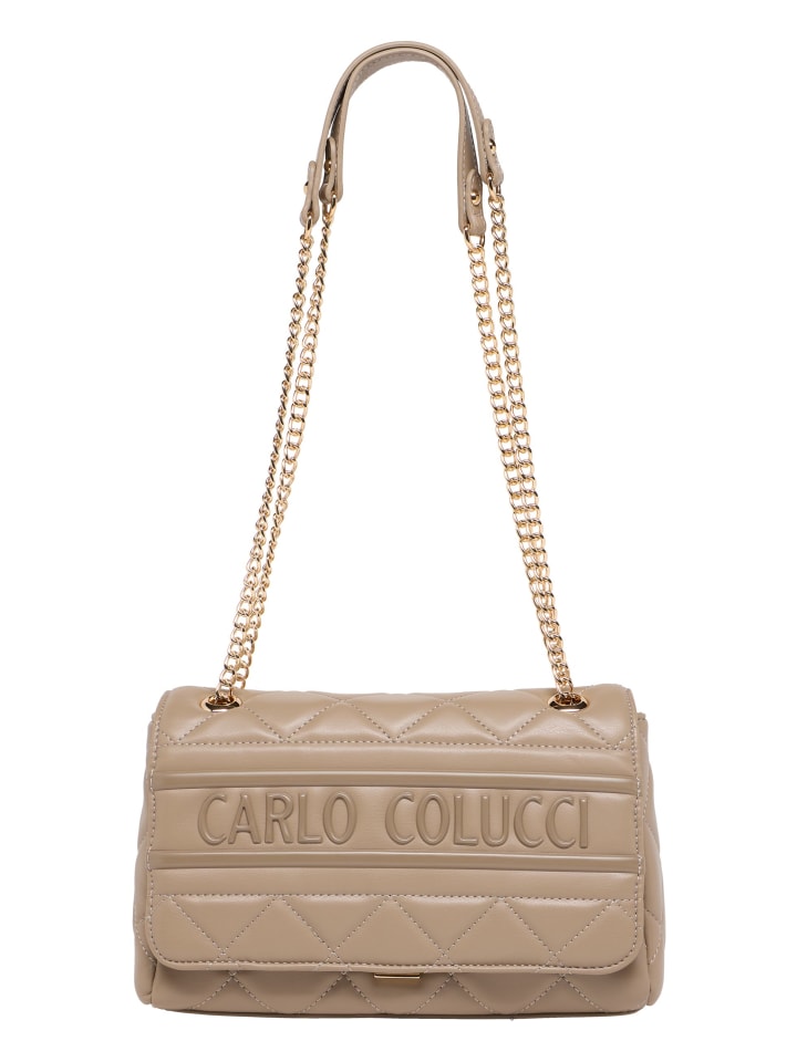 

Carlo Colucci Сумка через плечо Fambri цвета тауп