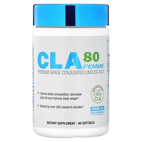 

Конъюгированная линолевая кислота высшего сорта ALLMAX CLA80 Femme, 60 мягких таблеток