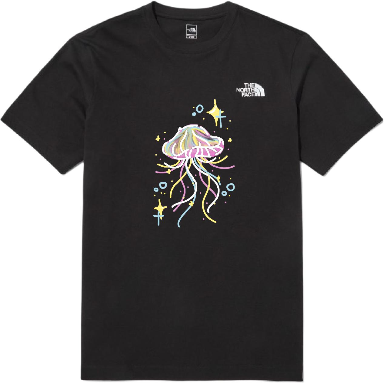 

THE NORTH FACE Футболка унисекс черная, Черный, THE NORTH FACE Футболка унисекс черная