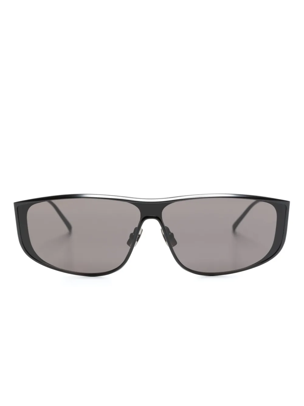 

Солнцезащитные очки Luna с тисненым логотипом Saint Laurent Eyewear, черный