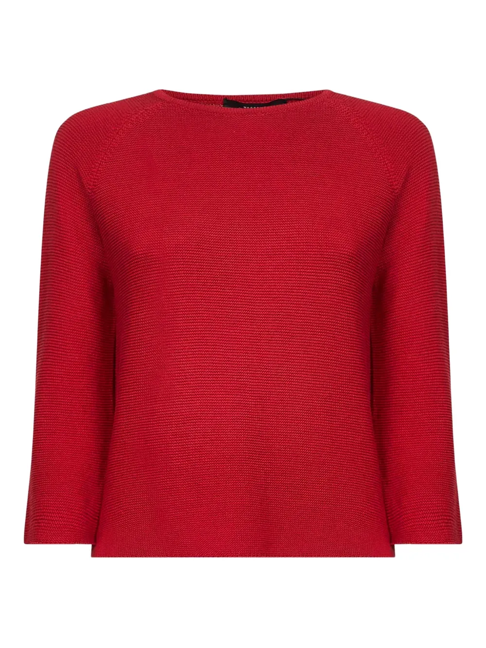 

Свитер с вырезом-лодочкой и рукавами реглан Weekend Max Mara, красный