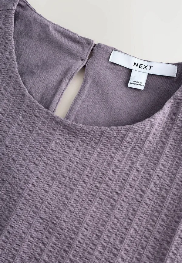 Блузка без рукавов прямого кроя с пышным подолом Next, Lilac Purple — фото 4