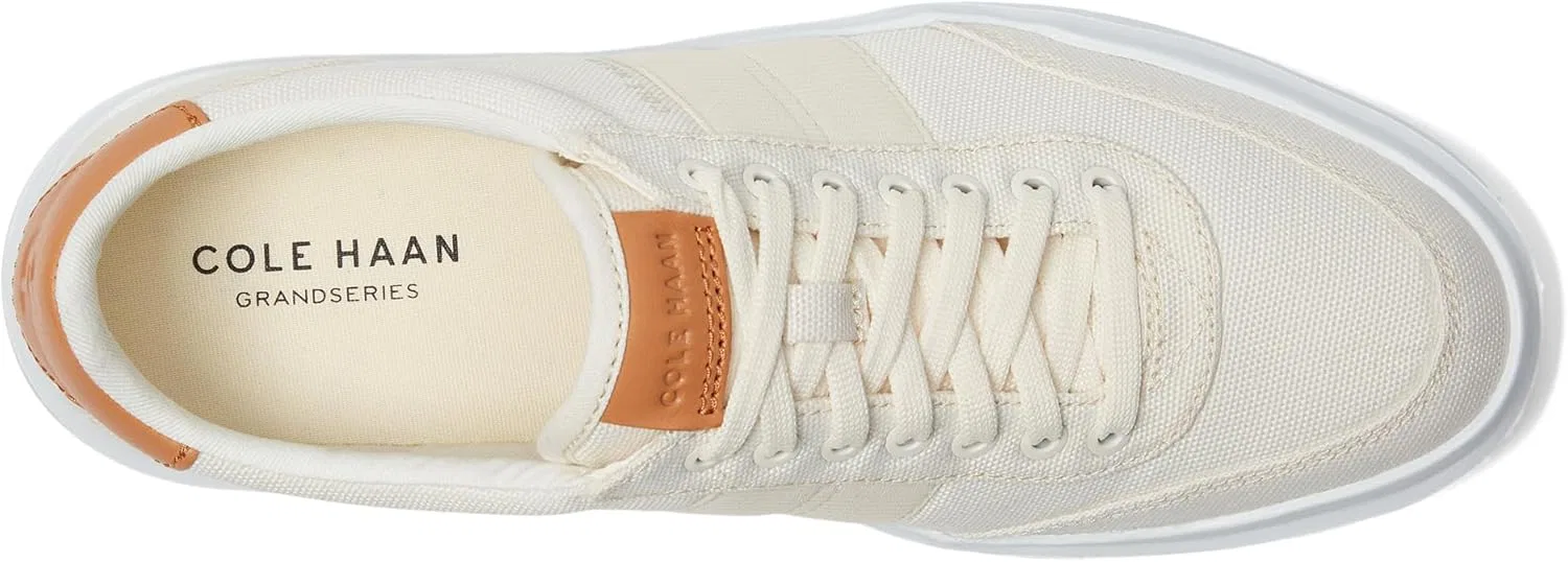 Мужские кроссовки Cole Haan Grandpro Rally 2.0 Canvas Court, Ivory Nat Tan White — фото 2