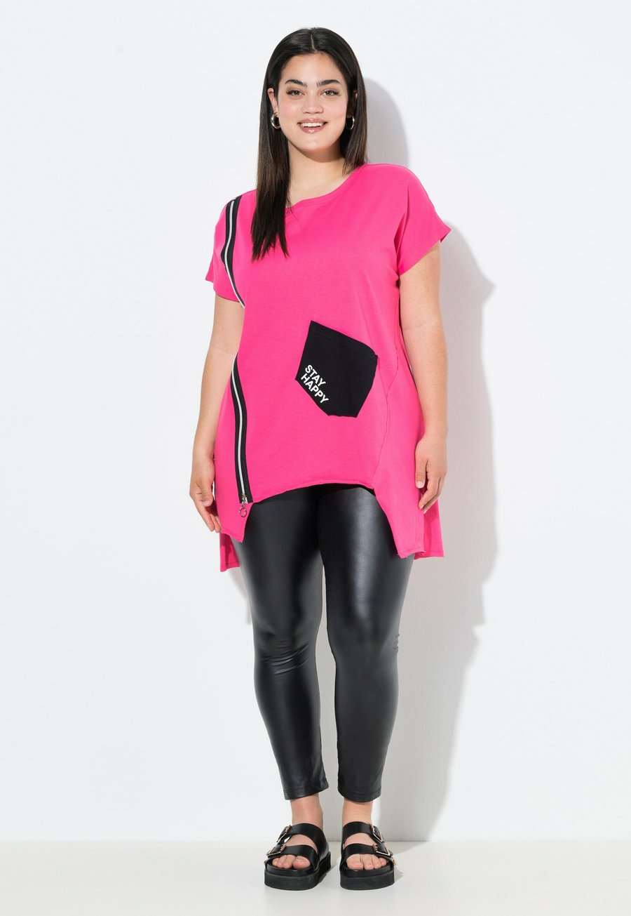 

Футболка Angel of Style ZIERZIPPER, Hibiscus Pink/Pink, Розовый, Футболка Angel of Style ZIERZIPPER, Hibiscus Pink/Pink