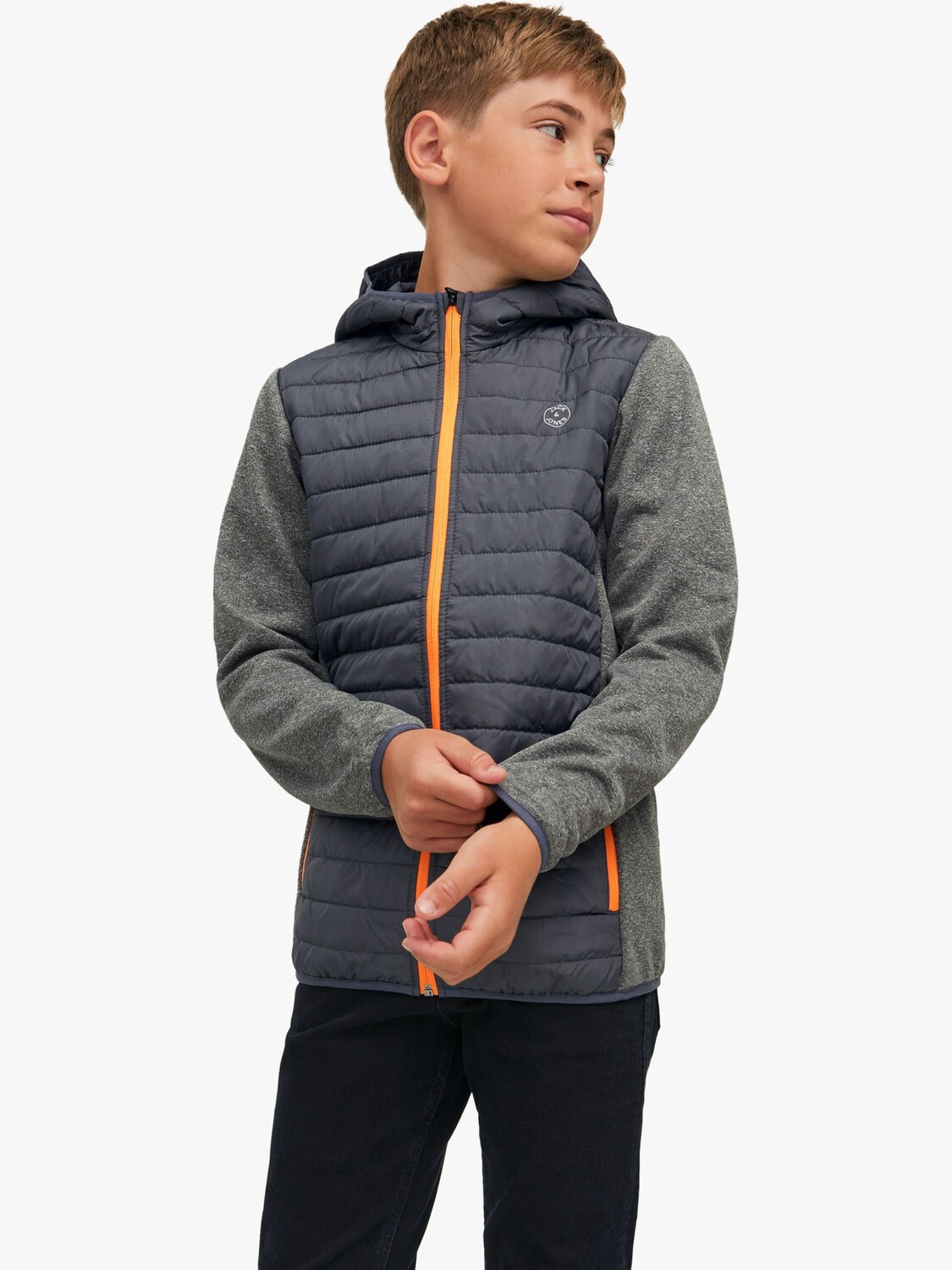 

Детская стеганая куртка Jack & Jones, серый