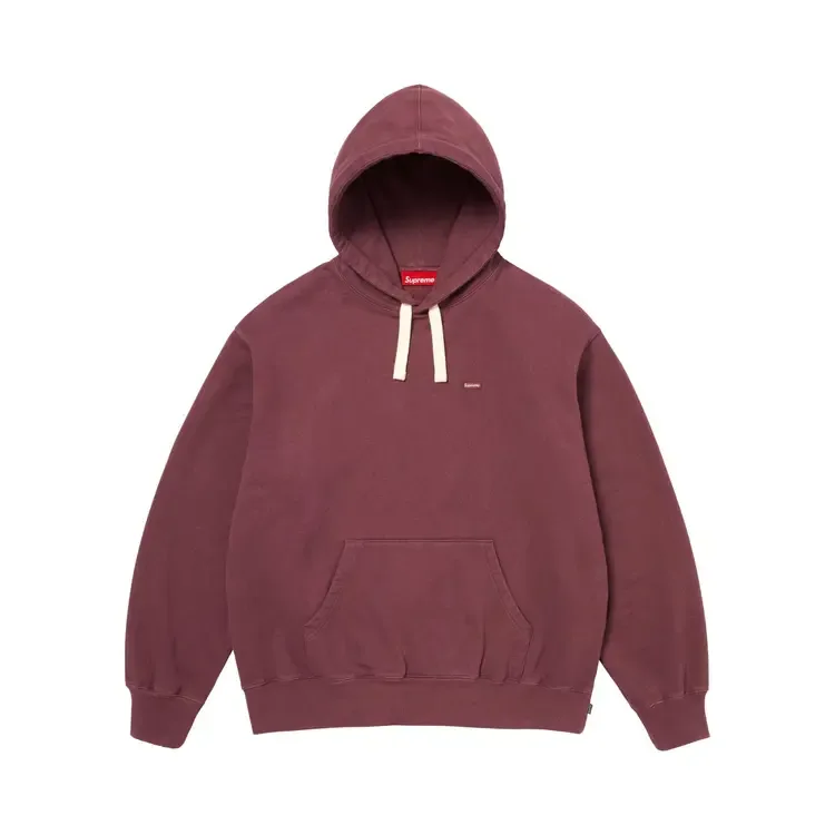 Толстовка Supreme Small Box Drawcord Hooded Sweatshirt 'Maroon'