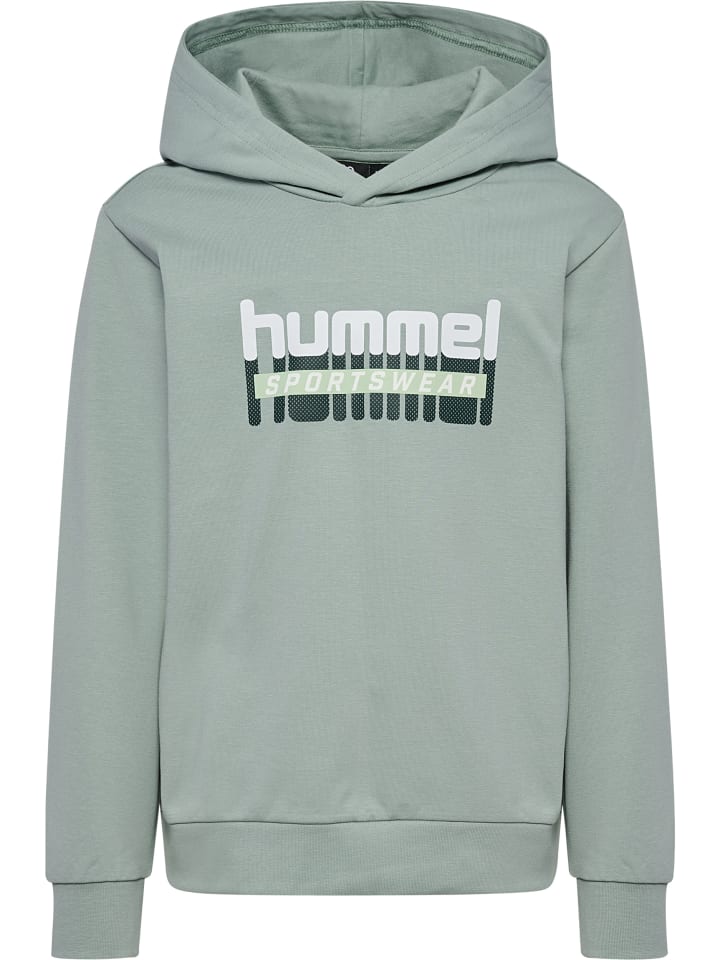 

Пуловер с капюшоном Hummel, цвет iceberg green