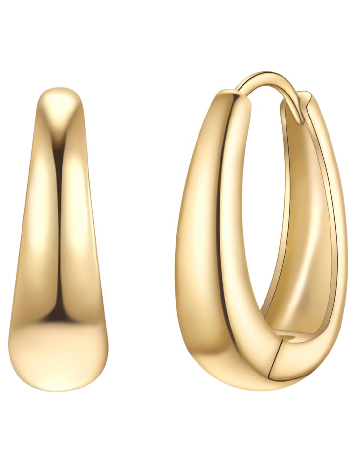 

Glanzstücke München Серьги из стерлингового серебра с отделкой из желтого золота