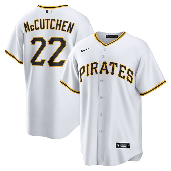 

Мужская белая реплика игровой футболки Pittsburgh Pirates Эндрю Маккатчена Nike