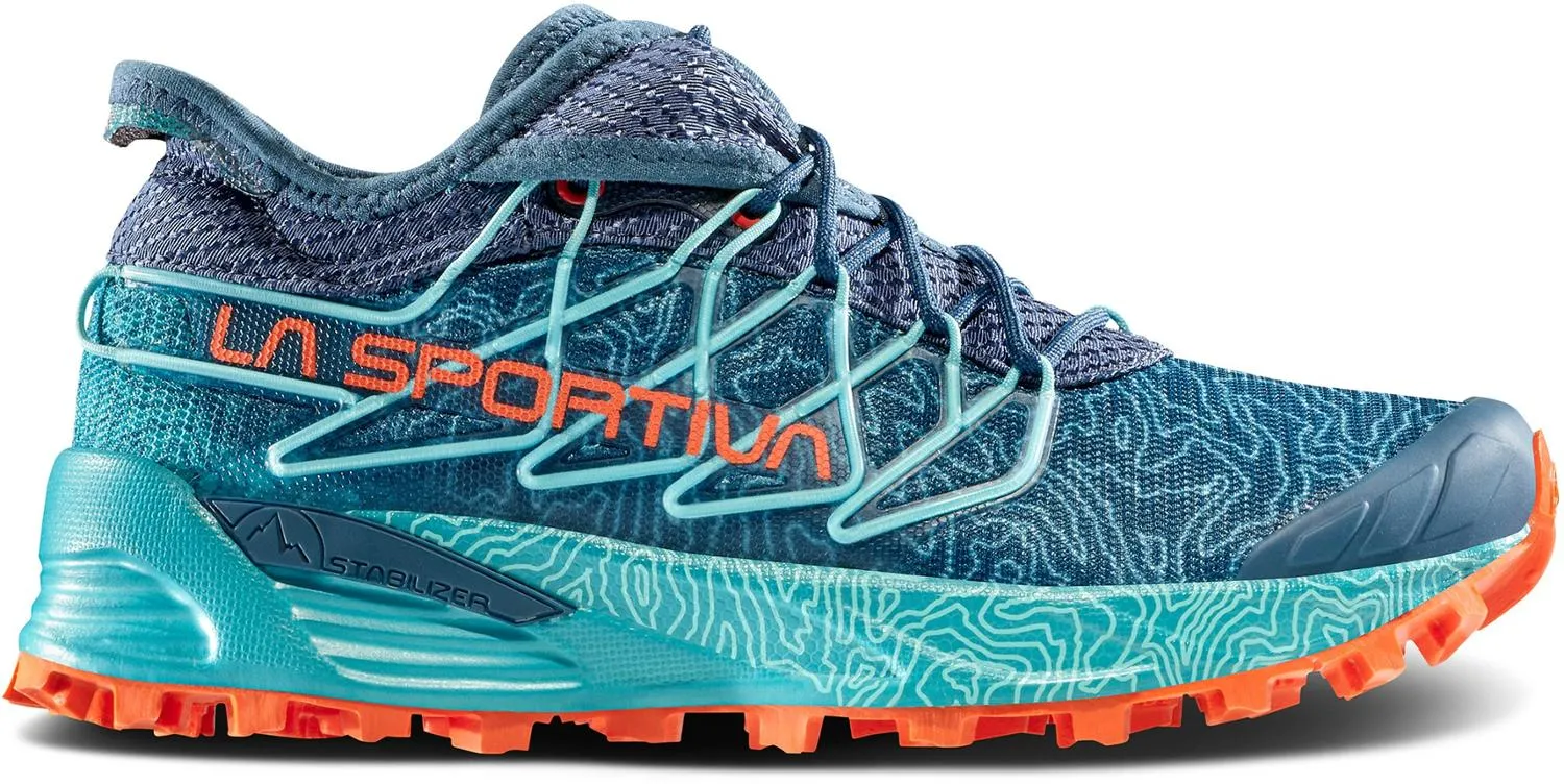 Женские кроссовки для трейлраннинга Mutant La Sportiva, Storm Blue/Cherry Tomato