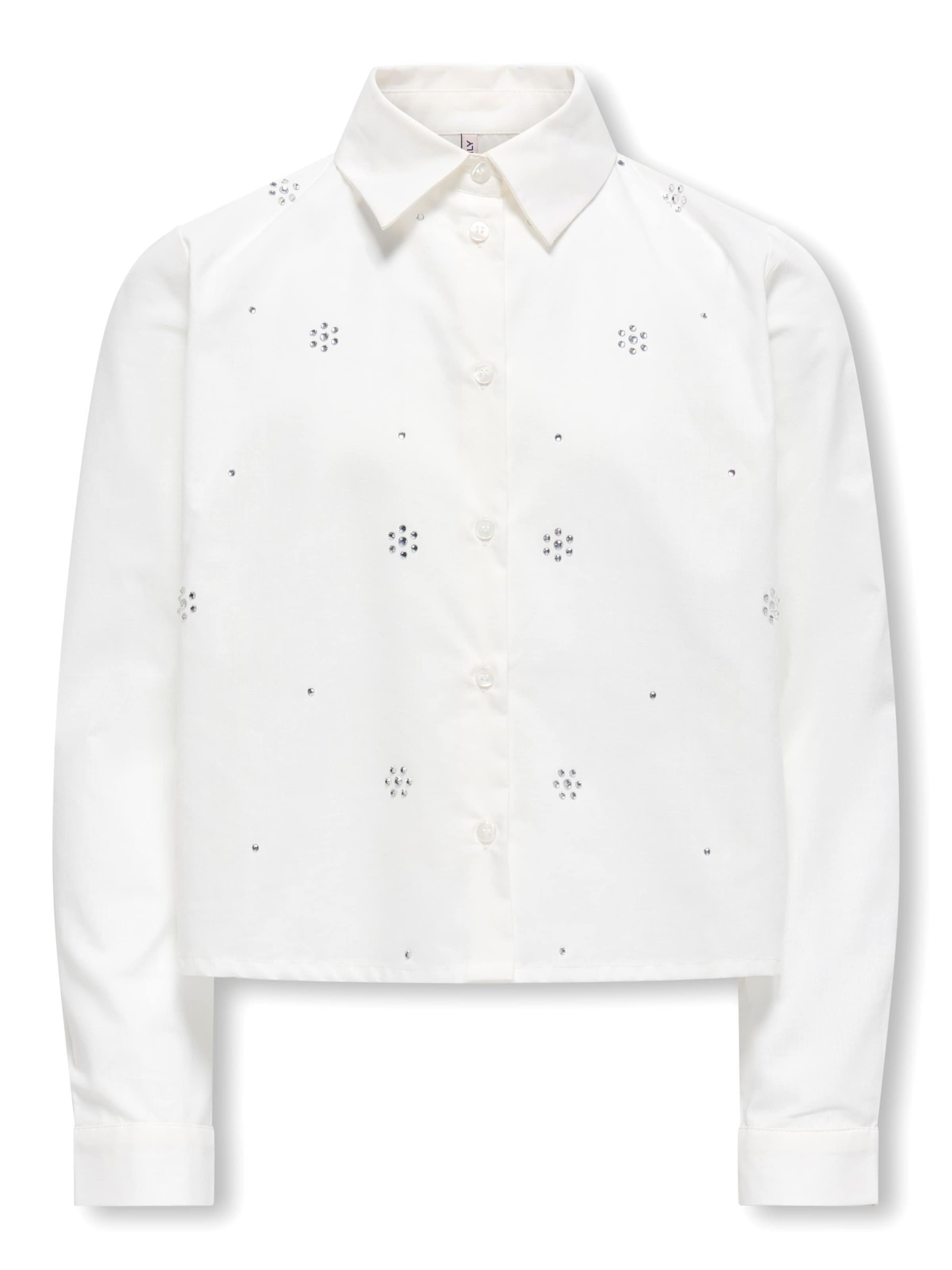 

ONLY GIRLS Лонгслив в белом цвете