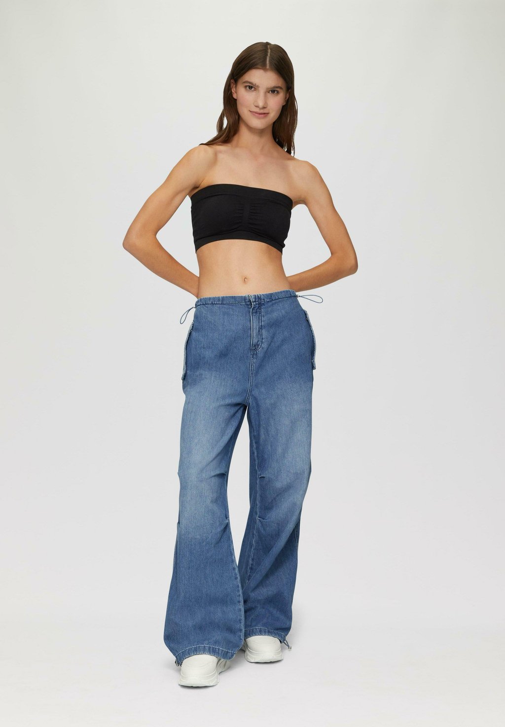 

Расклешенные джинсы WIDE LEG QS, деним