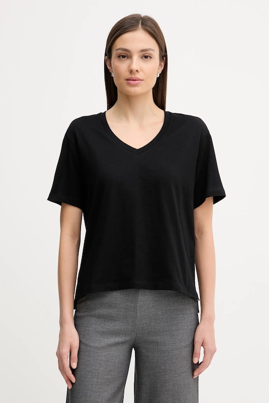 

Хлопковая футболка United Colors of Benetton, черный