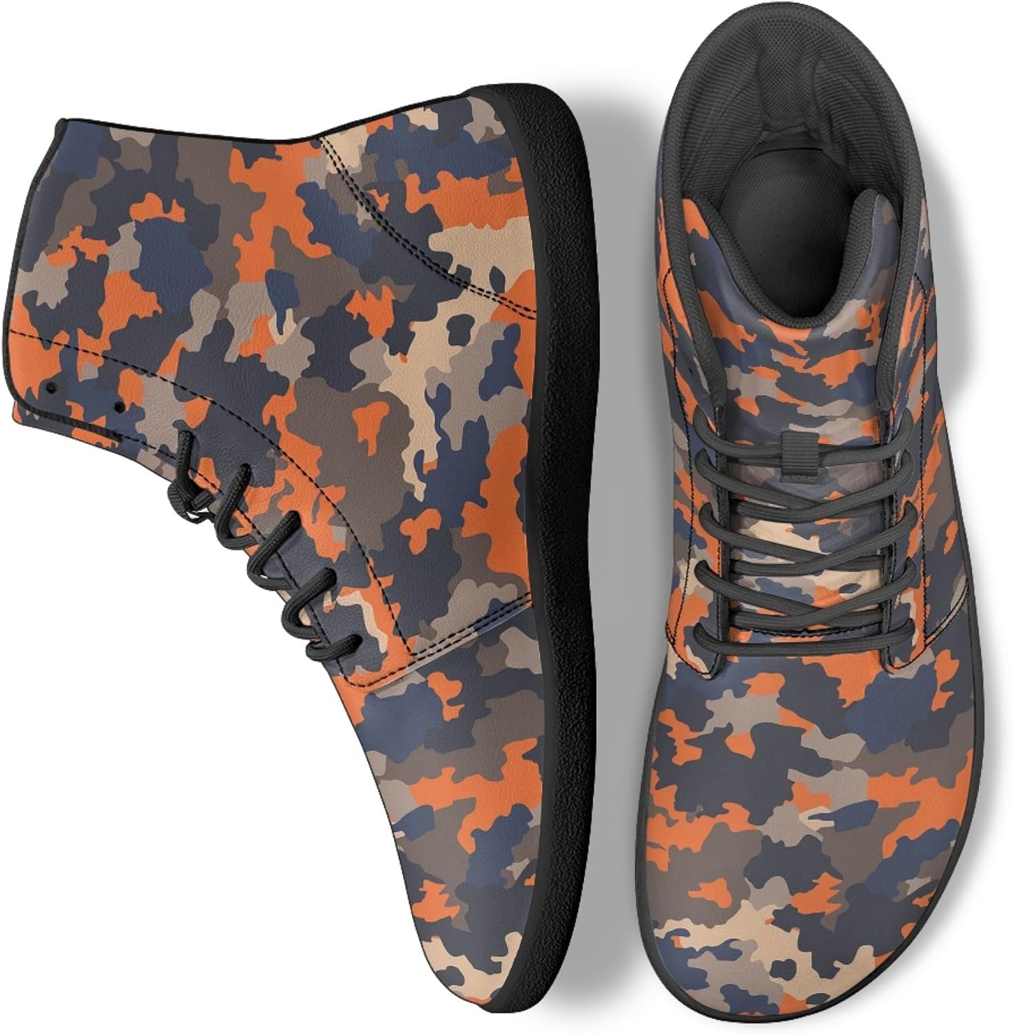 

Модные кроссовки для женщин и мужчин на высокой подошве Босоножки Плоская обувь Arleeorkee, синий