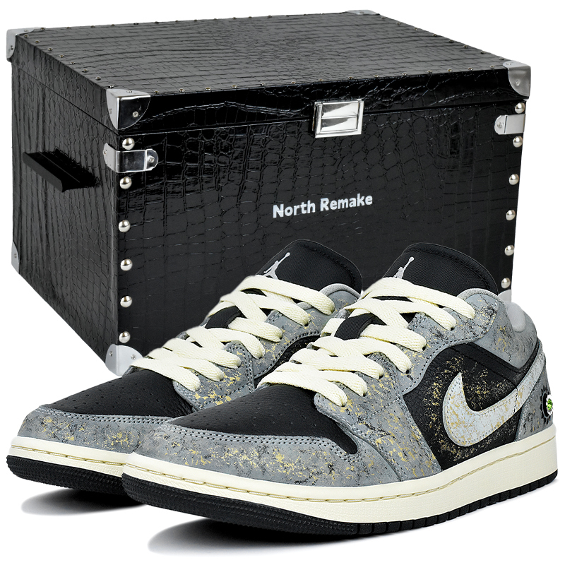 

Air 1 устойчивые к истиранию низкие баскетбольные кроссовки мужские Jordan, Deserted Mirror Seal-Gift Box 4