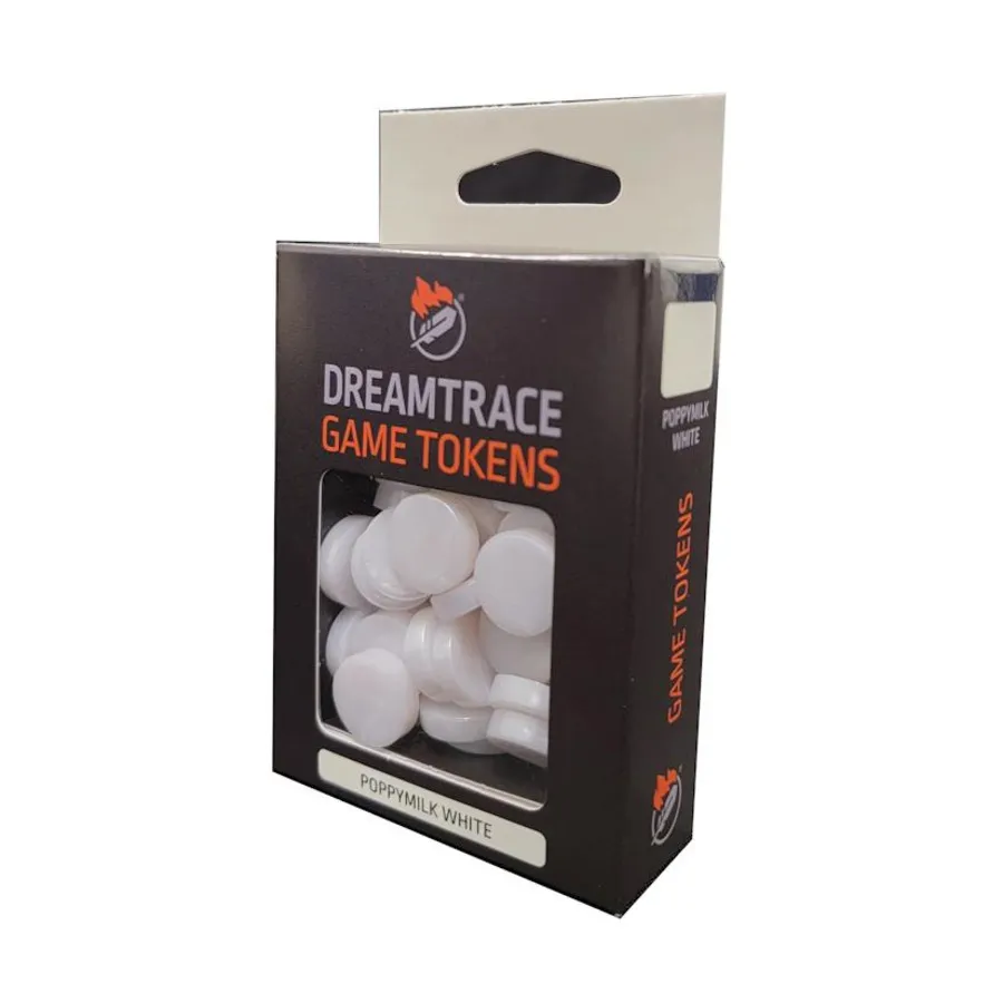 

Игровые жетоны — Poppymilk White, DreamTrace Game Supplies
