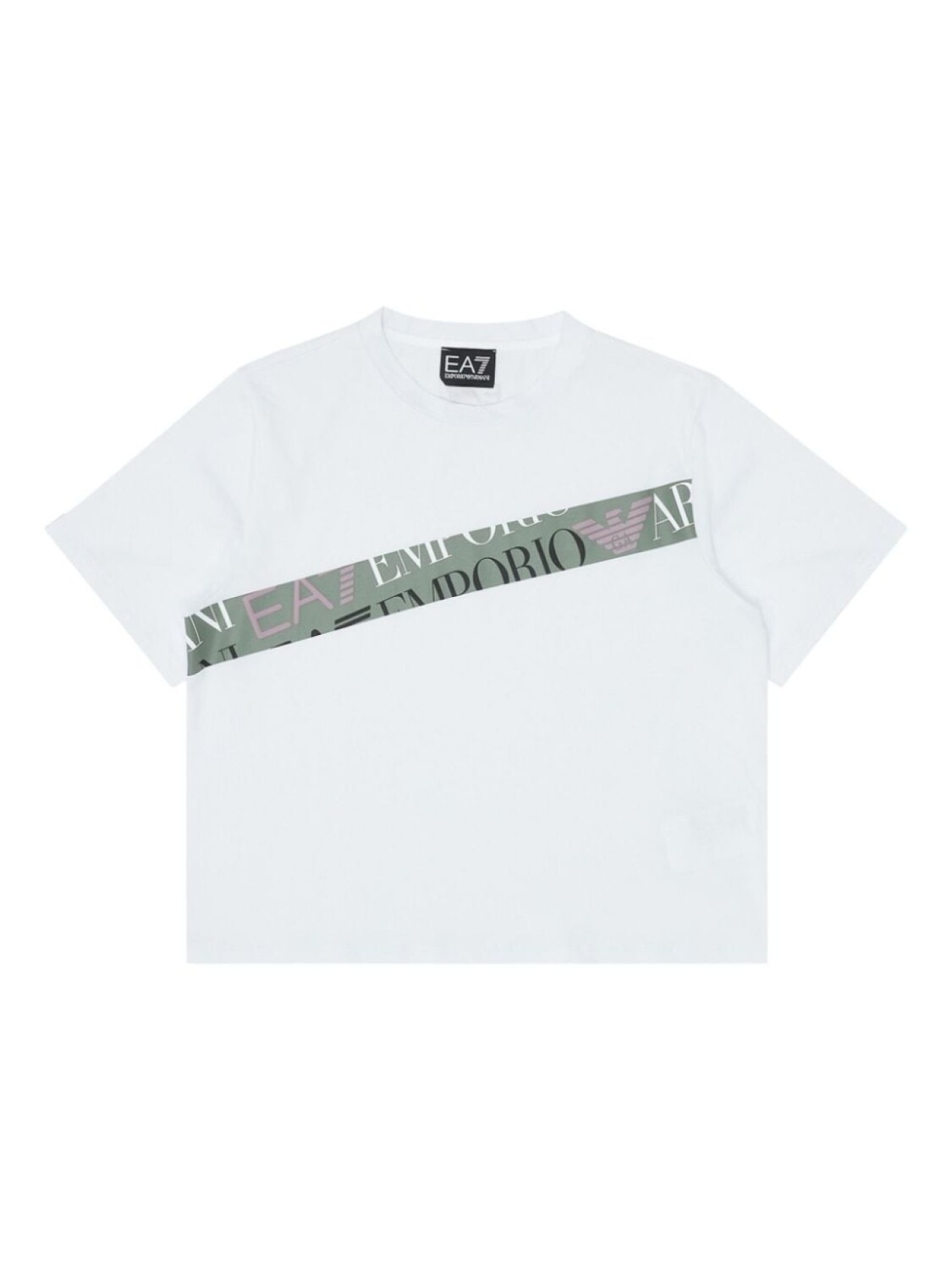 

Emporio Armani Kids футболка с логотипом, белый