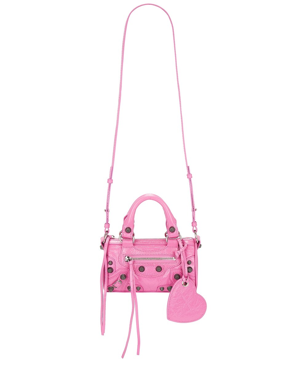 

Спортивная сумка Le Cagole Nano Balenciaga, светло-розовый