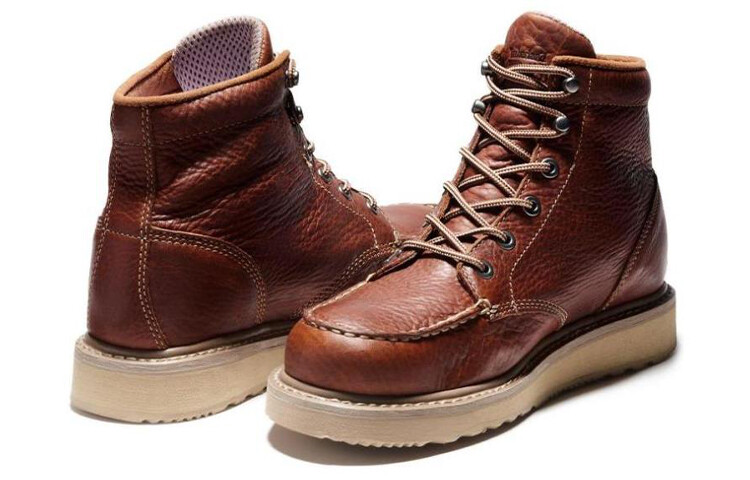 Мужские уличные ботинки Timberland Barstow кожаные, коричневый — фото 3