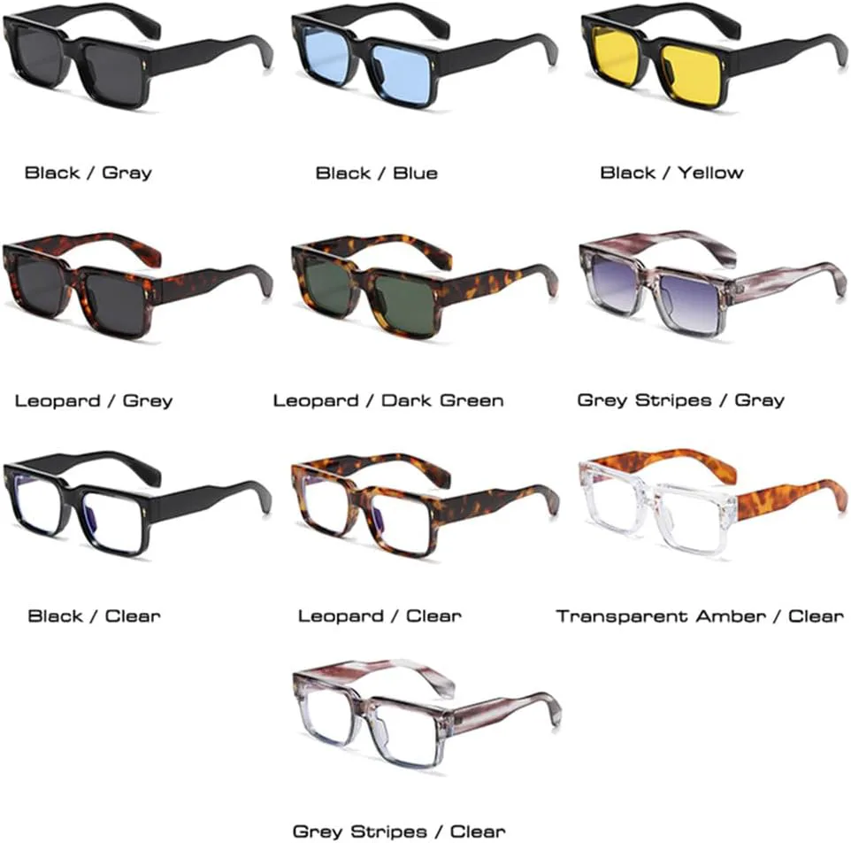 

Женские солнцезащитные очки UV400 с заклепками, мужские с градиентным покрытием, для занятий спортом на открытом воздухе, бега и езды generic, Leopard Clear