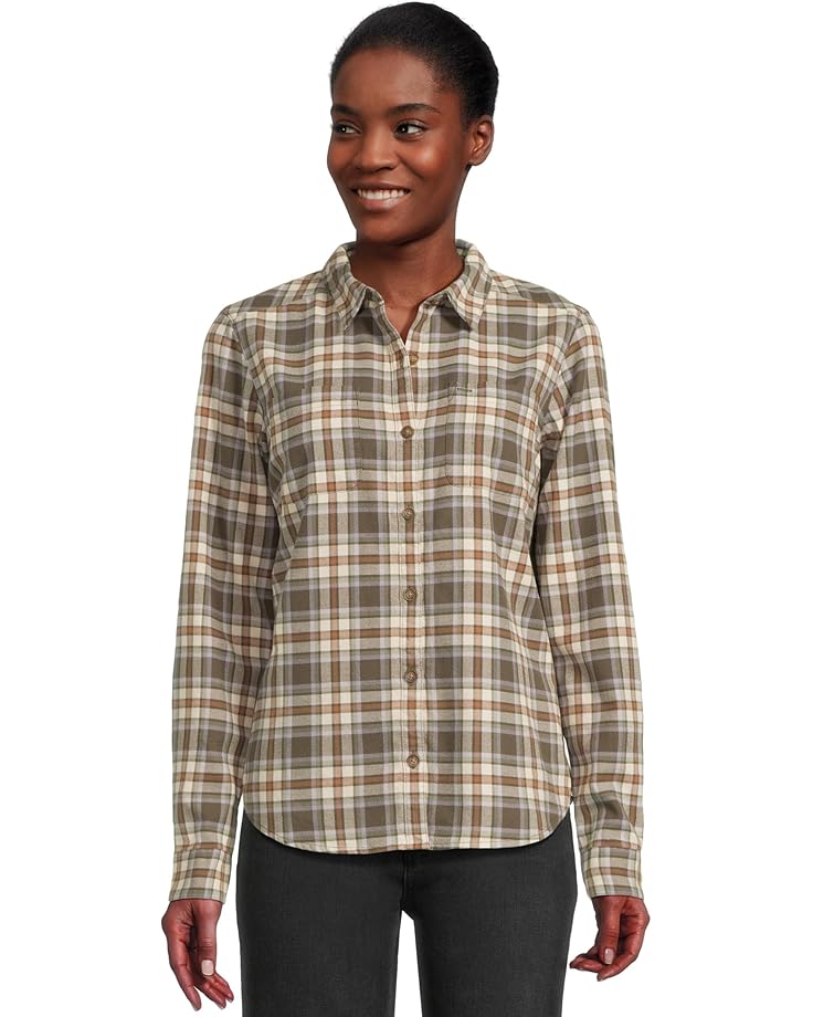 

Женская фланелевая рубашка Royal Robbins Lieback Organic Cotton с длинным рукавом, Everglade Bodega Bay Pld