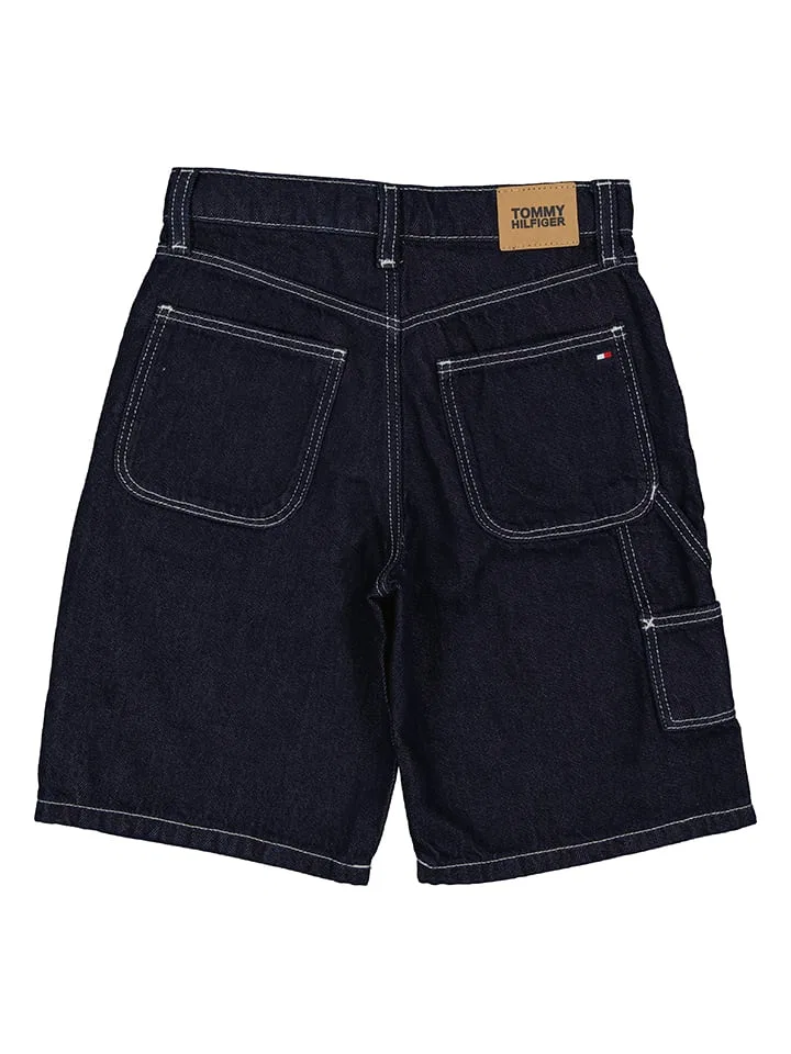 Шорты джинсовые regular waist Tommy Hilfiger, темно-синий — фото 2