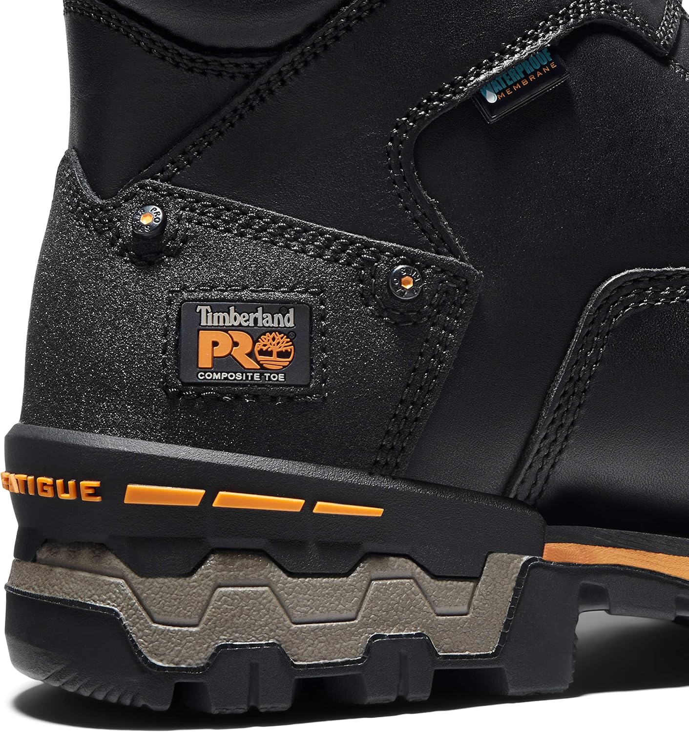 Мужские рабочие ботинки Timberland PRO Boondock с композитным носком и водонепроницаемой защитой, высота 6 дюймов, черный — фото 3