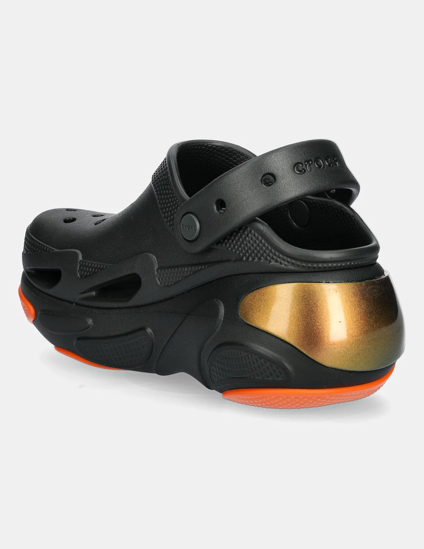 Шлепанцы Bubble Crush Reflector Clog Crocs, зеленый