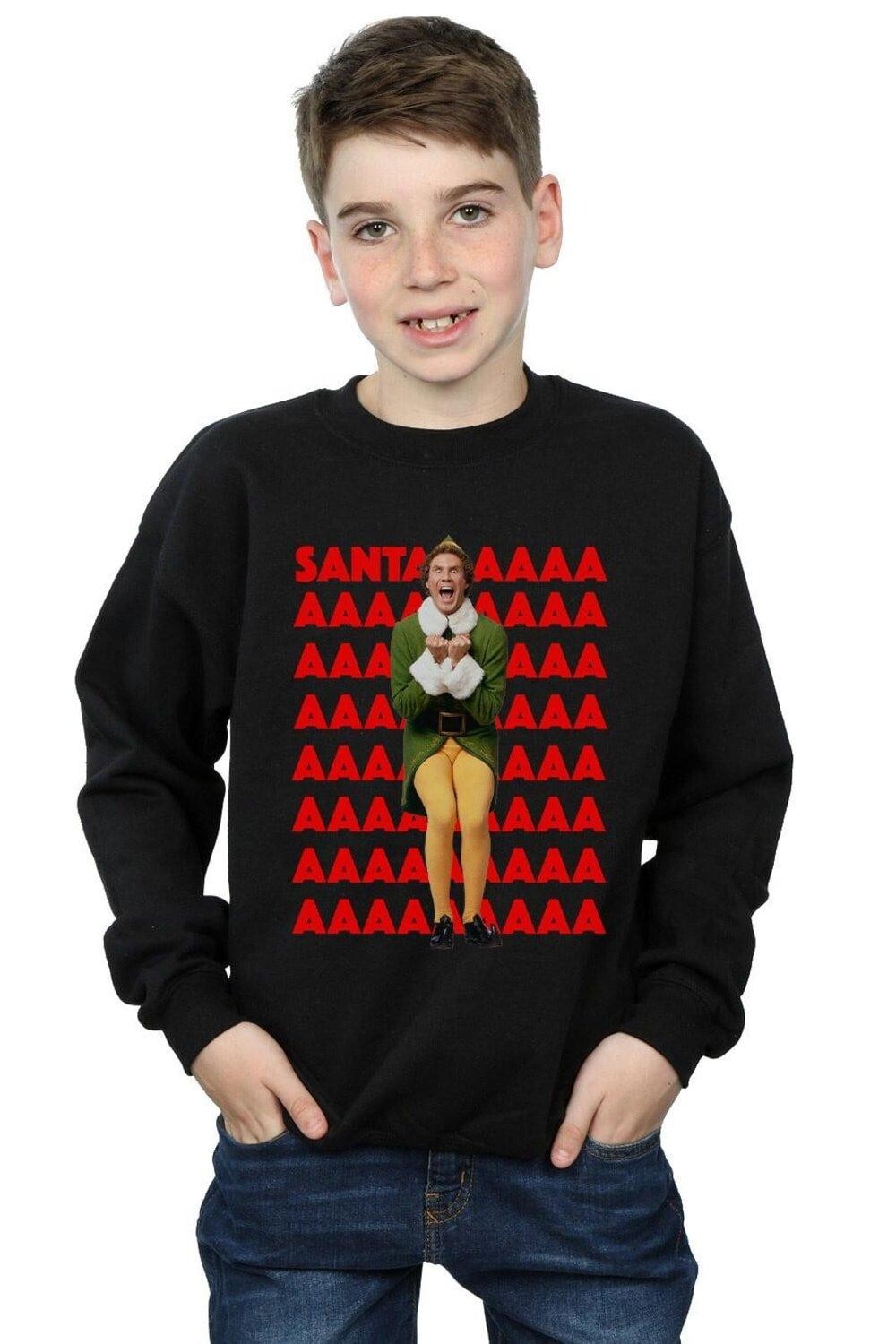 

Толстовка Buddy Santa Scream Elf, черный