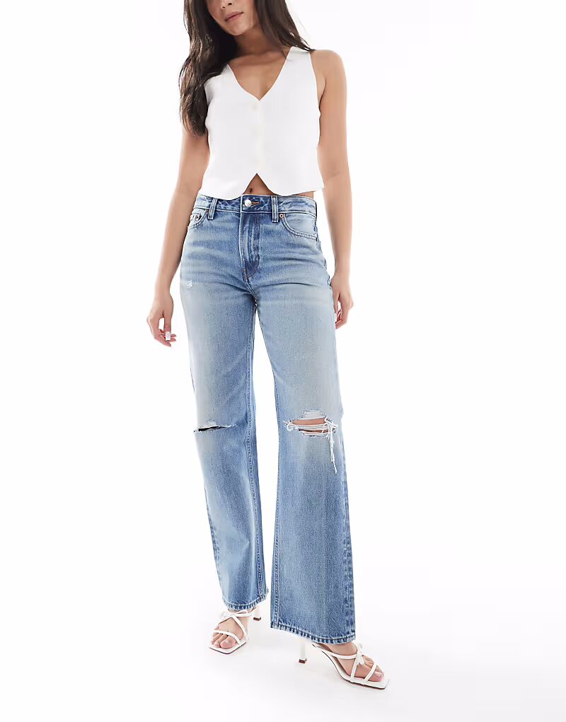 

Прямые джинсы Calvin Klein Jeans 90-х годов синего цвета