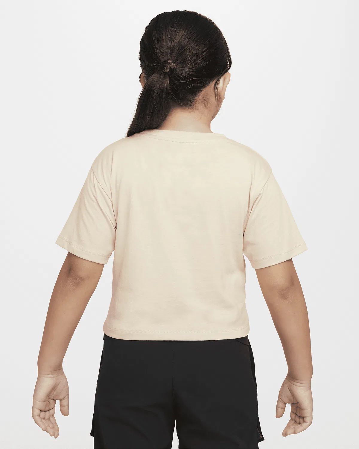 Детская футболка Nike Little Kids' Club Boxy T-Shirt, Sanddrift — фото 2