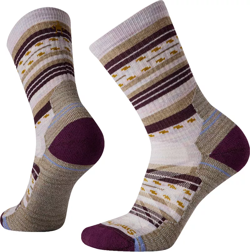 

Женские легкие носки Margarita Crew Smartwool для походов с подушкой, цвет Purple Eclipse