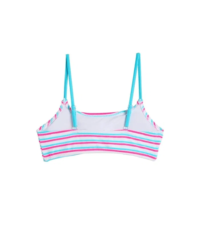 Купальник бикини Sorbet Stripe Teen Crop Snapper Rock Kids, Pink — фото 2