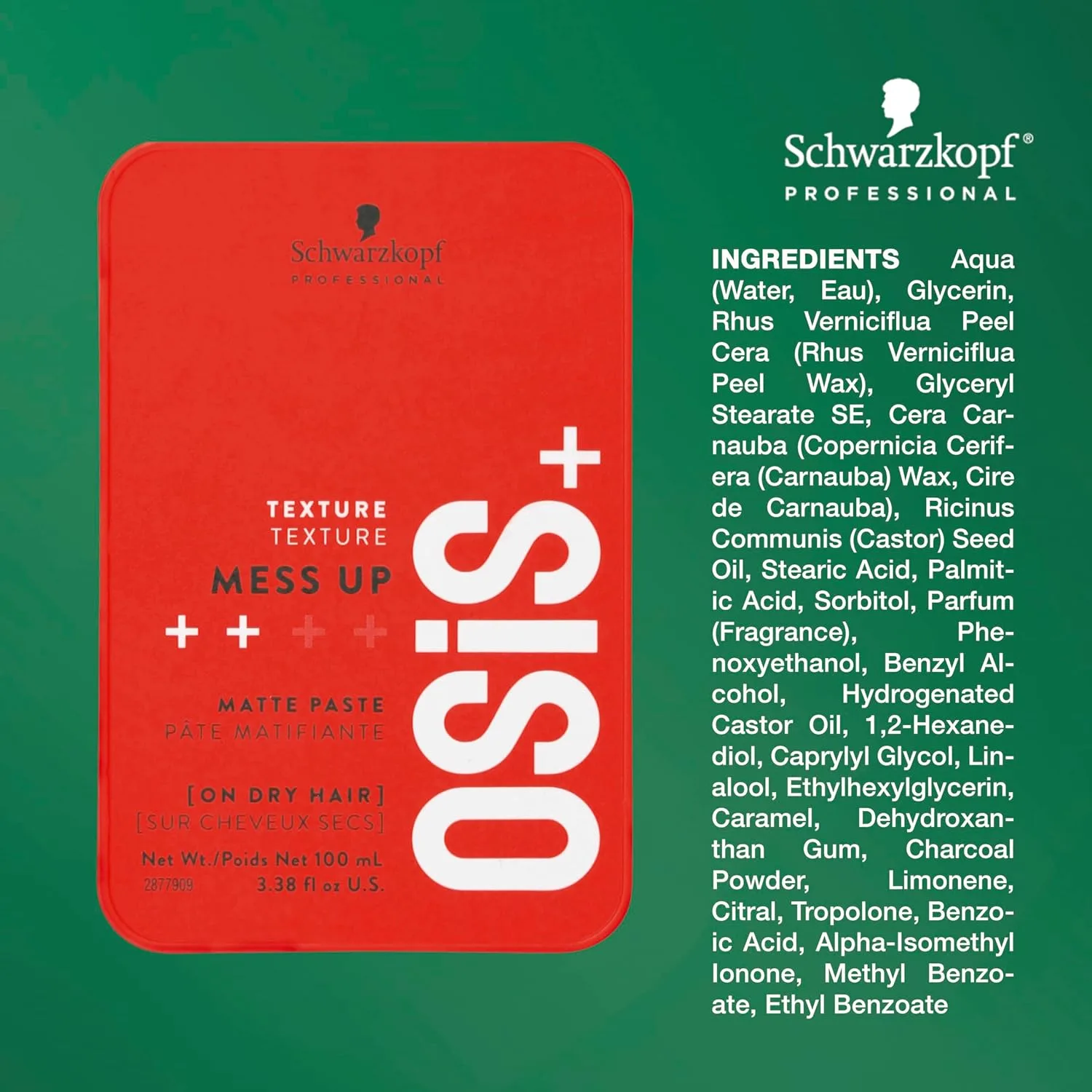 OSiS+ Mess Up - Матовая паста для укладки средней степени фиксации и гибкости. — фото 4