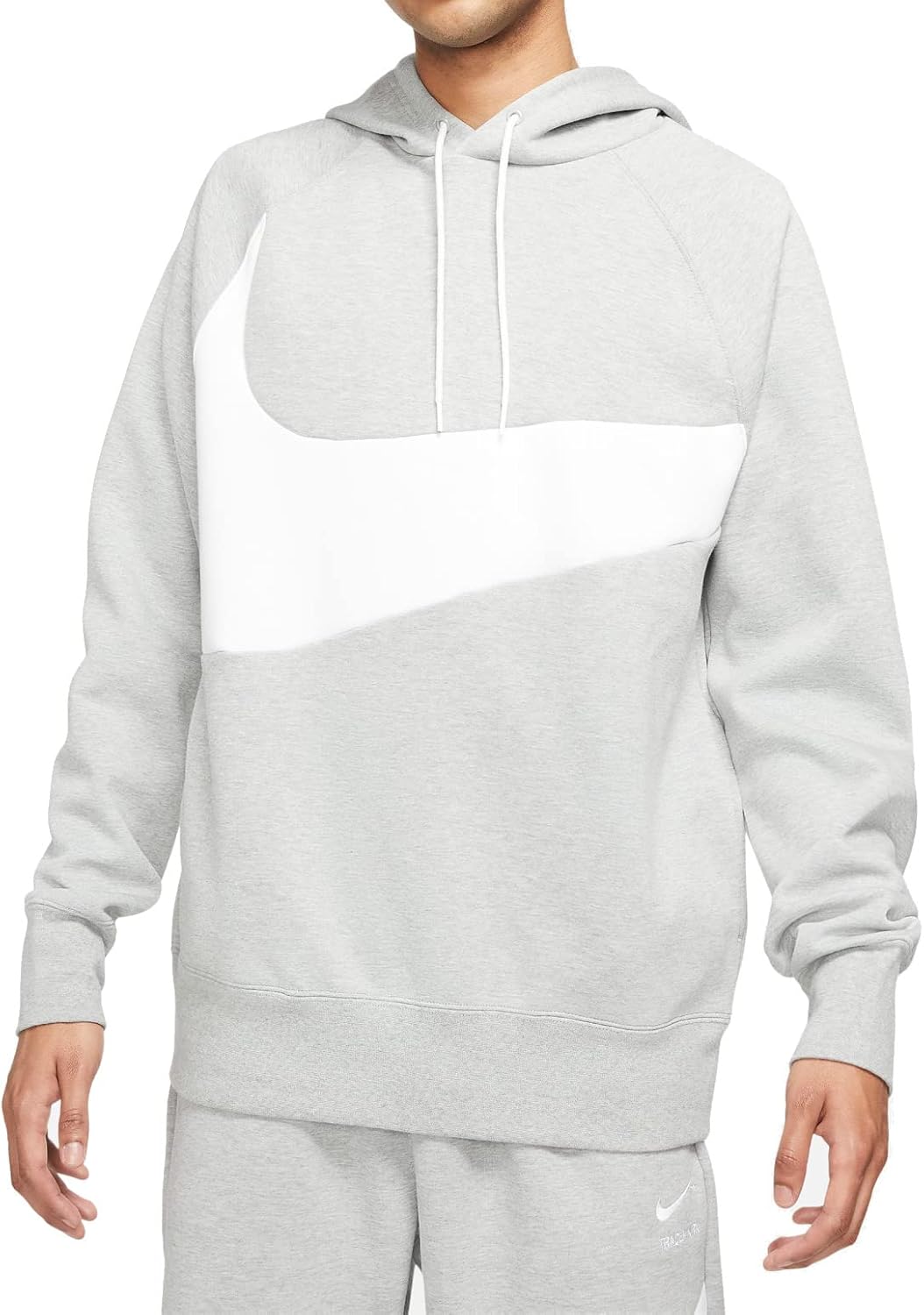 

Мужская толстовка с капюшоном Nike Sportswear Swoosh Tech Fleece, Dark Grey Heather/White, Белый, Мужская толстовка с капюшоном Nike Sportswear Swoosh Tech Fleece, Dark Grey Heather/White