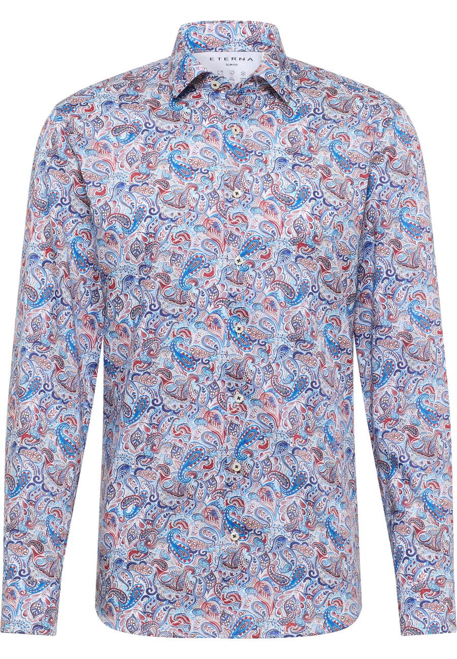 

Рубашка делового кроя Slim Fit ETERNA, синий
