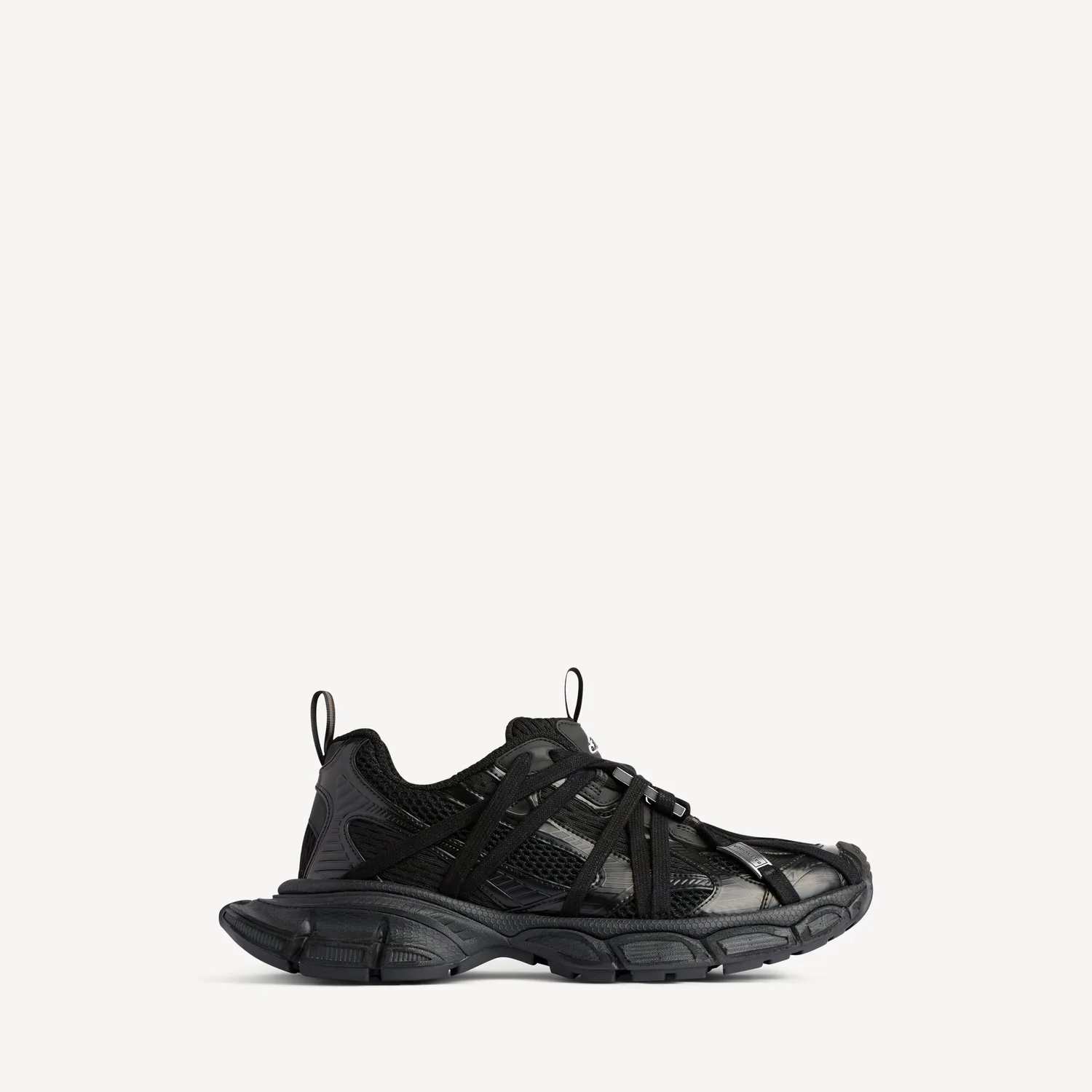 BALENCIAGA Мужские кроссовки 3XL Extreme Laces B в черном цвете