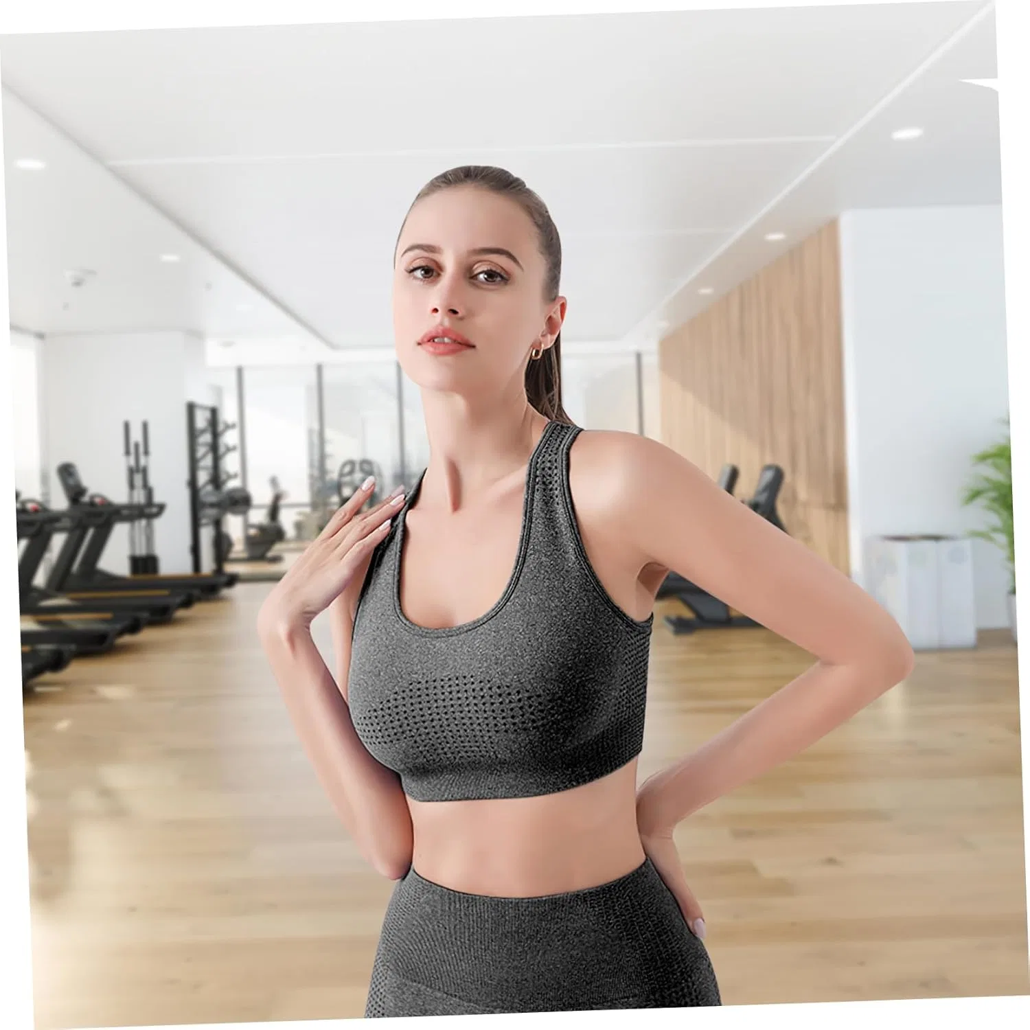 WOFASHPURET 1 комплект спортивных штанов, европейская и американская одежда для йоги для женщин, спортивные шорты Miss Yoga Clothing, куртка, As Shown — фото 4