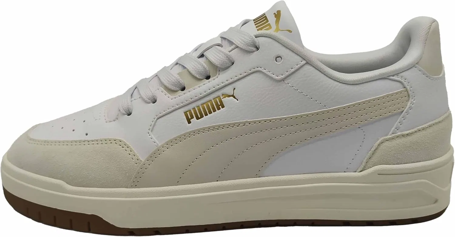 Кроссовки Puma Unisex Shuffle Downtown OG, Puma White Vapor Gray Puma Gold