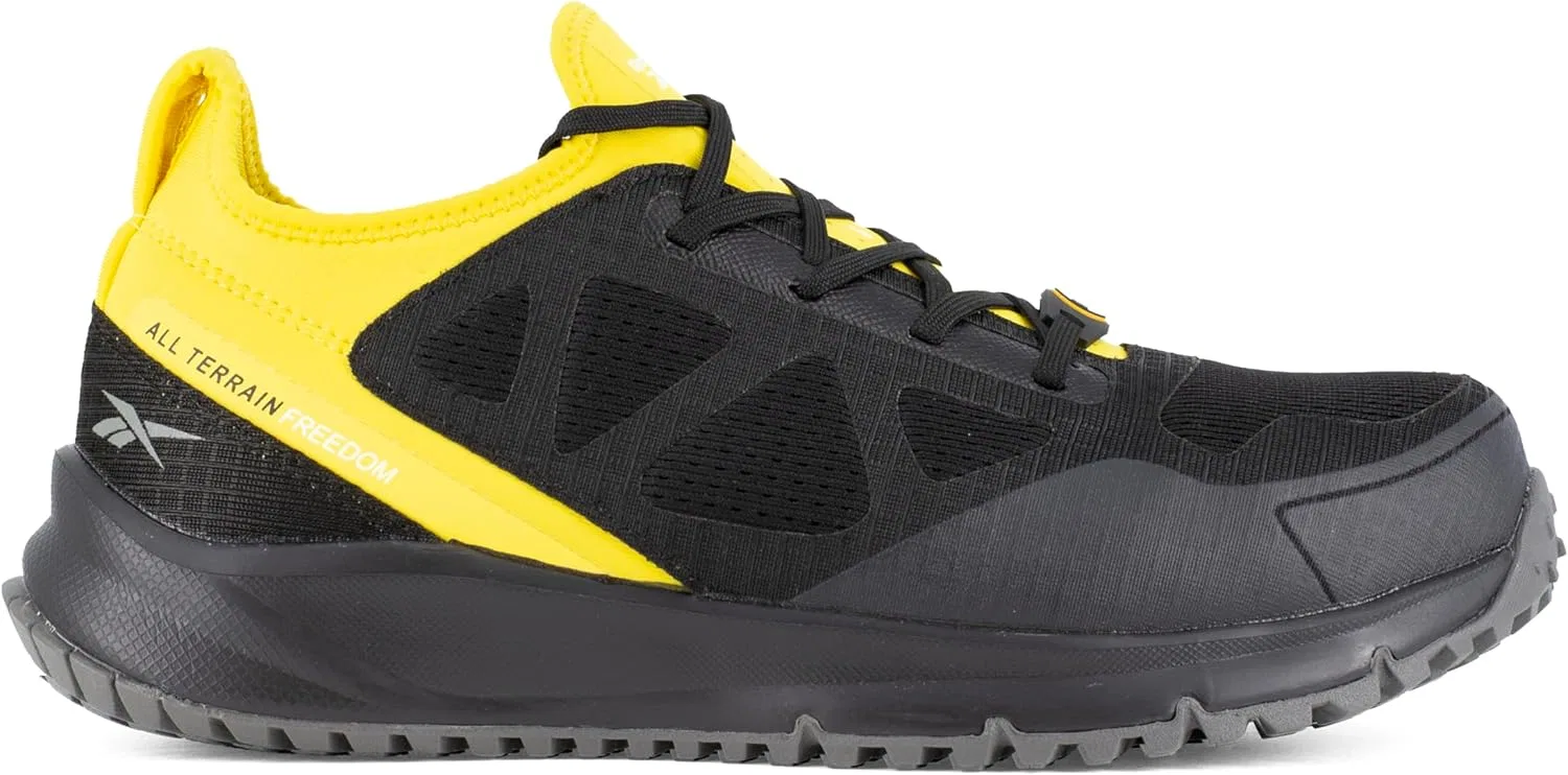 Мужские защитные кроссовки Reebok Safety for All Terrain для обеспечения безопасности, черный — фото 2