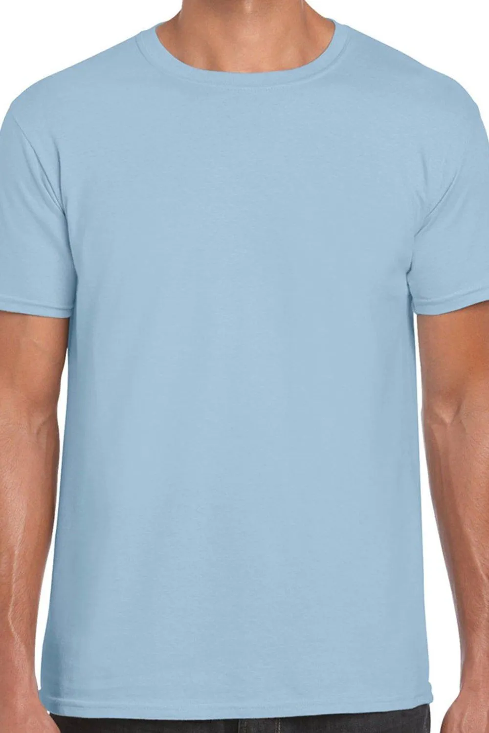 

Мягкая футболка кольцевого прядения Gildan, синий