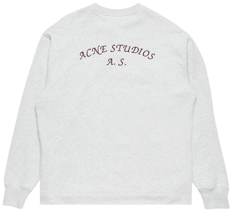 Толстовка с воротником-стойкой Acne Studios, серый — фото 2