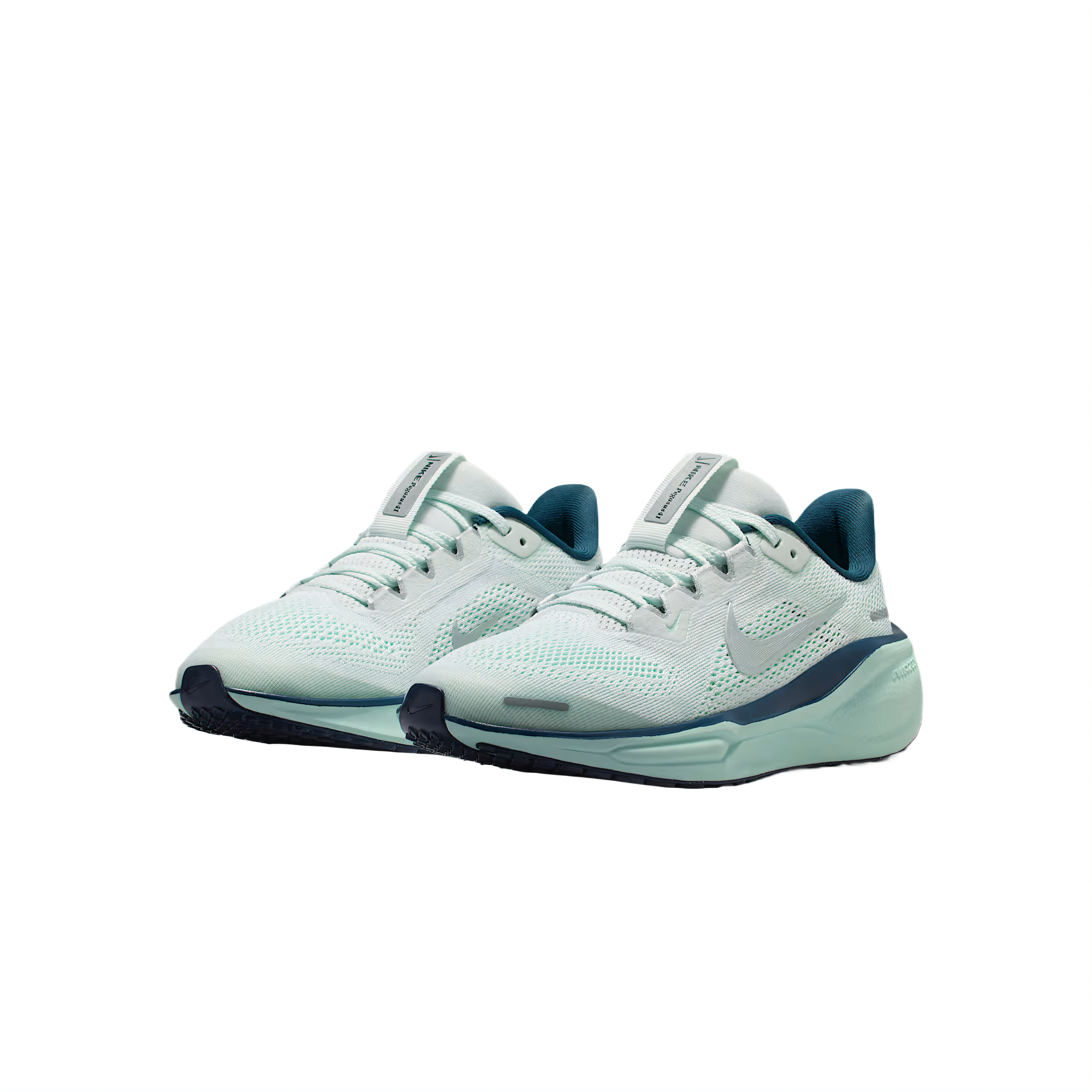 Детские кроссовки Pegasus 41 для подростков Nike, аквамарин/зеленый — фото 3