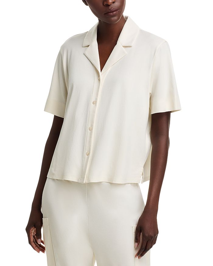 

Рубашка с вырезом Eileen Fisher, белый